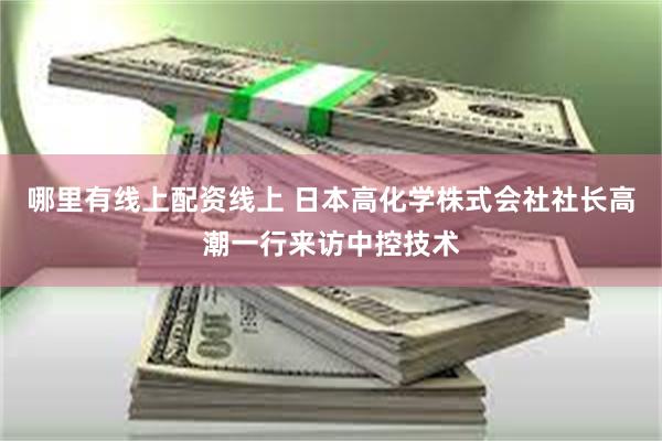 哪里有线上配资线上 日本高化学株式会社社长高潮一行来访中控技术