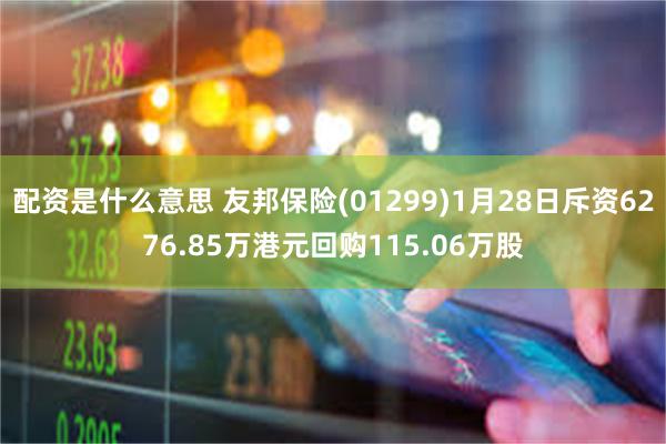 配资是什么意思 友邦保险(01299)1月28日斥资6276.85万港元回购115.06万股